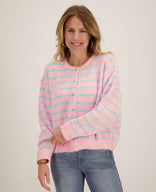 Je m'appelle Vesten Light Blue / Light Pink / S/M/L Veste Diede | Light Blue / Light Pink