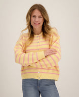 Je m'appelle Vesten Yellow / Light Pink / S/M/L Veste Diede | Yellow / Light Pink
