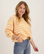 Je m'appelle Vesten Yellow / Light Pink / S/M/L Veste Diede | Yellow / Light Pink