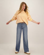 Je m'appelle Vesten Yellow / Light Pink / S/M/L Veste Diede | Yellow / Light Pink