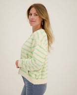 Je m'appelle Vesten Beige / Green / S/M/L Veste Diede | Beige / Green