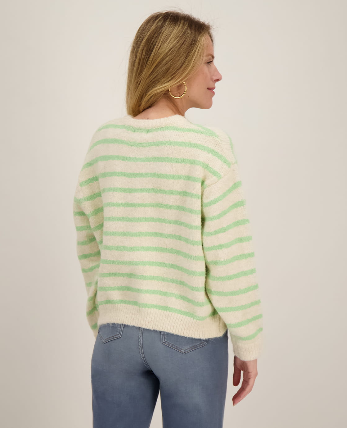 Je m'appelle Vesten Beige / Green / S/M/L Veste Diede | Beige / Green