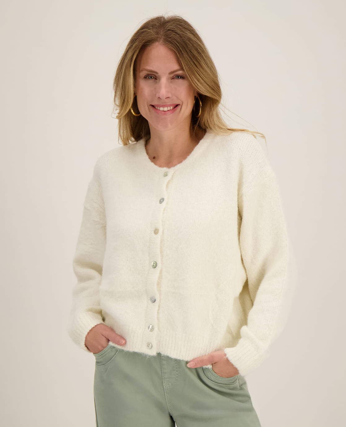 Je m'appelle Vesten Porselein wit / S/M/L Veste Diede | Porselein wit