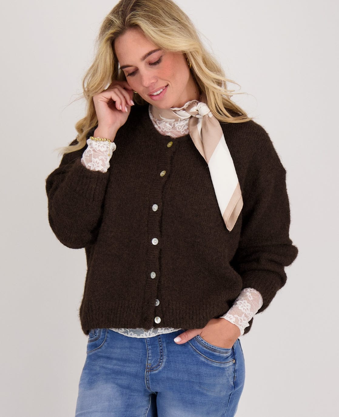 Je m'appelle Accessoires Khaki / One Size Sjaaltje | Khaki
