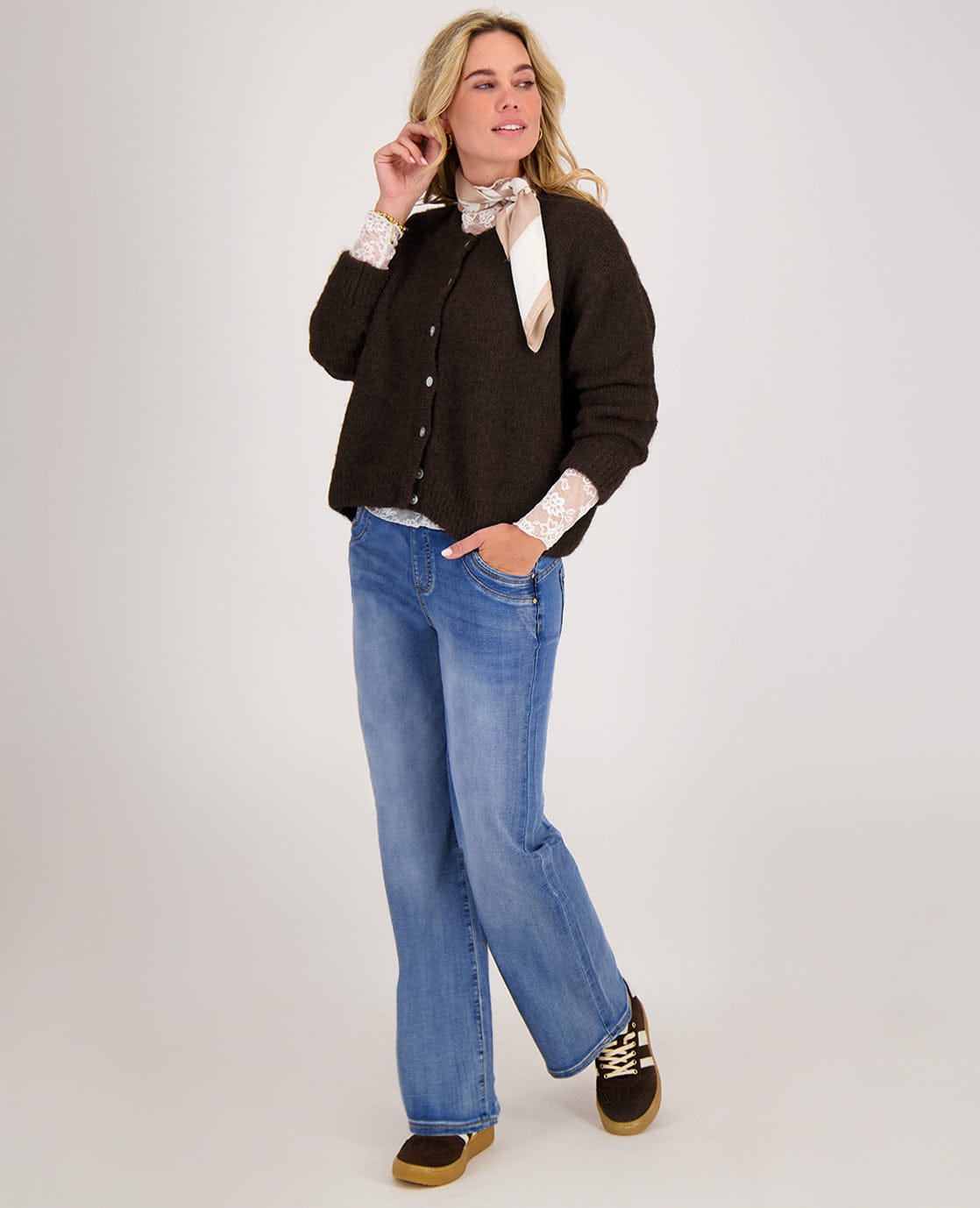 Je m'appelle Accessoires Khaki / One Size Sjaaltje | Khaki