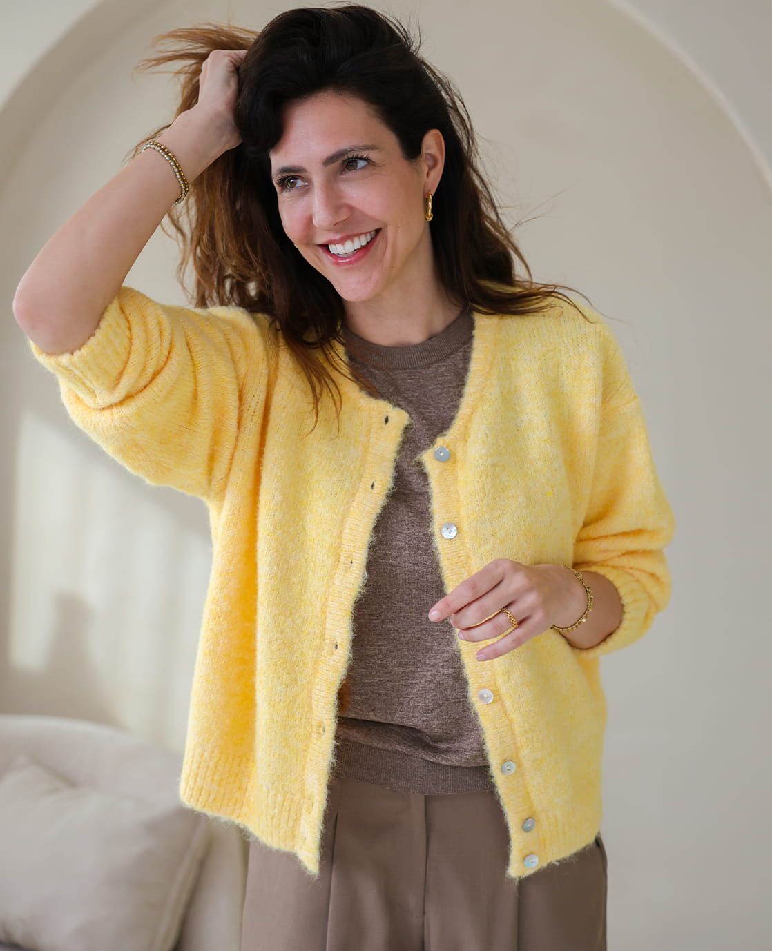 Je m'appelle Vesten Butter Yellow / S/M/L Veste Diede | Butter Yellow