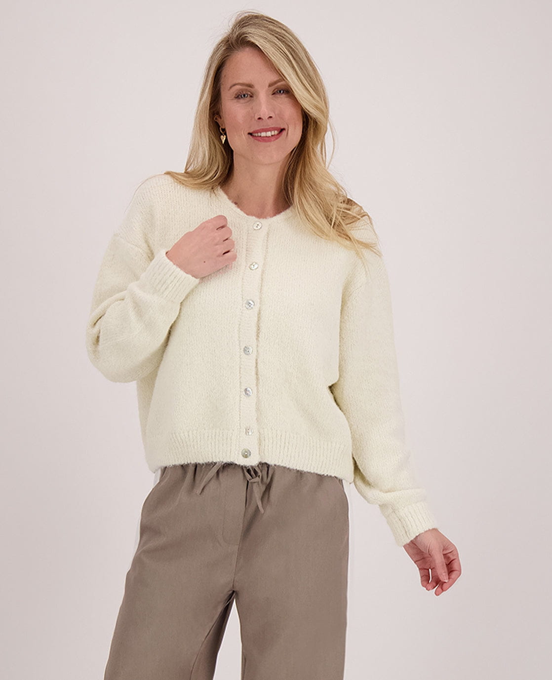 Je m'appelle Vesten Ecru / S/M/L Veste Diede | Ecru