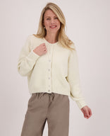 Je m'appelle Vesten Ecru / S/M/L Veste Diede | Ecru