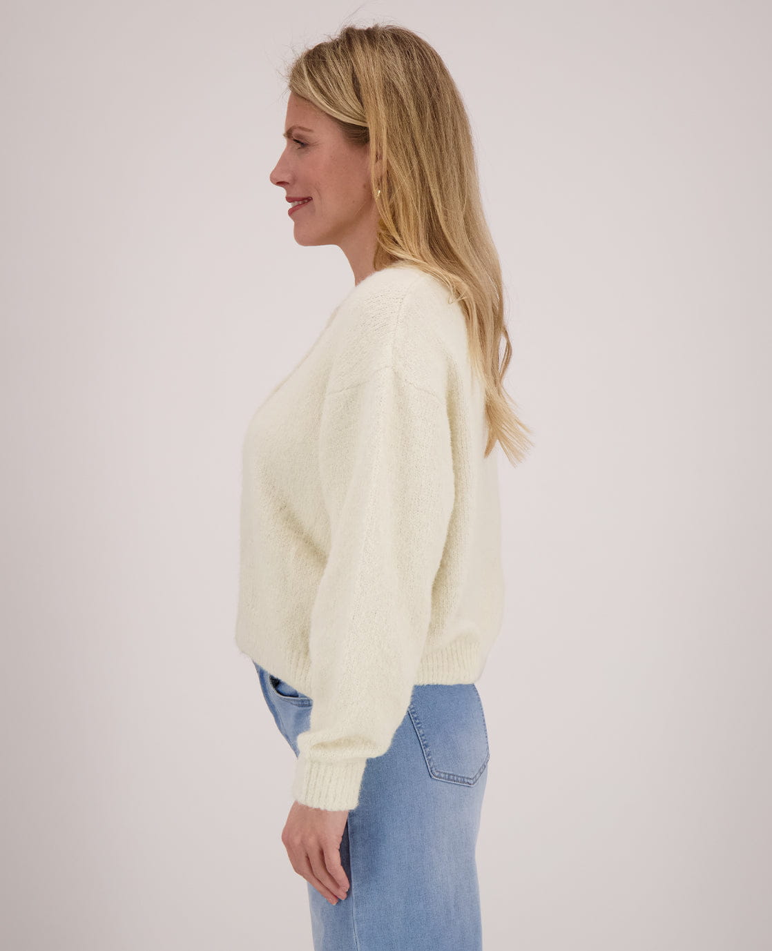 Je m'appelle Vesten Ecru / S/M/L Veste Diede | Ecru