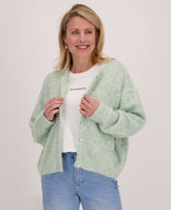 Je m'appelle Vesten Mint Melange / S/M/L Veste Diede | Mint Melange