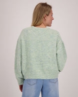 Je m'appelle Vesten Mint Melange / S/M/L Veste Diede | Mint Melange