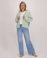 Je m'appelle Vesten Mint Melange / S/M/L Veste Diede | Mint Melange