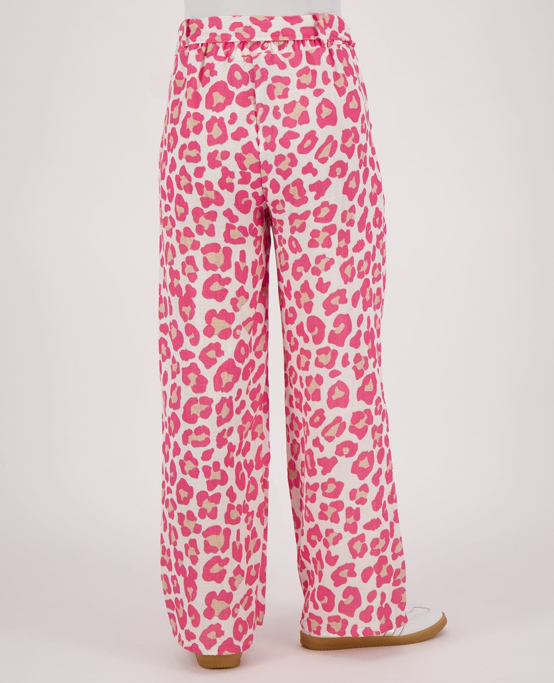 Je m'appelle Broeken Pant Straight Panthère | Roze