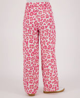 Je m'appelle Broeken Pant Straight Panthère | Roze