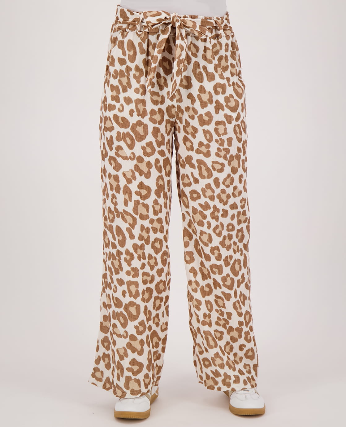 Je m'appelle Broeken Pant Straight Panthère | Camel