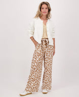 Je m'appelle Broeken Pant Straight Panthère | Camel