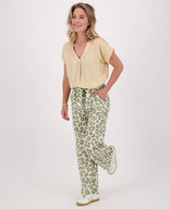 Je m'appelle Broeken Pant Straight Panthère | Olive