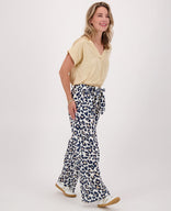 Je m'appelle Broeken Pant Straight Panthère | Blauw