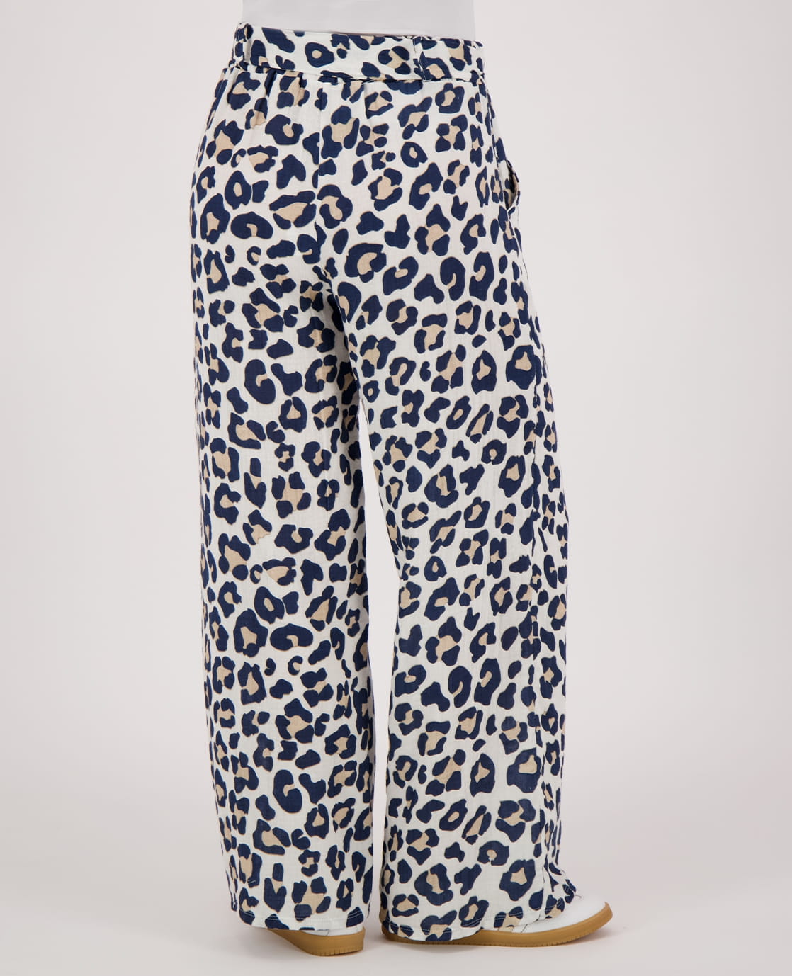 Je m'appelle Broeken Pant Straight Panthère | Blauw