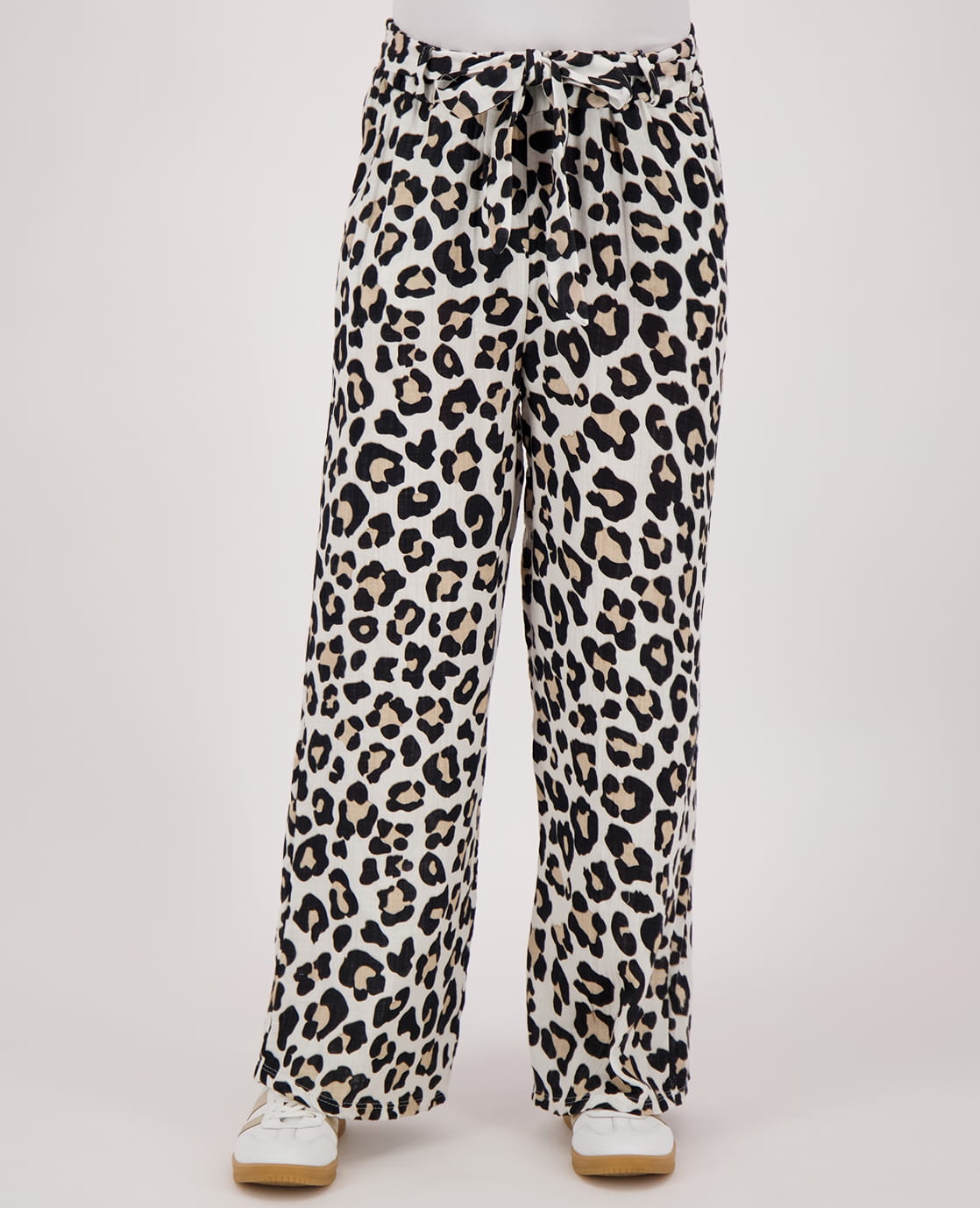 Je m'appelle Broeken Pant Straight Panthère | Zwart