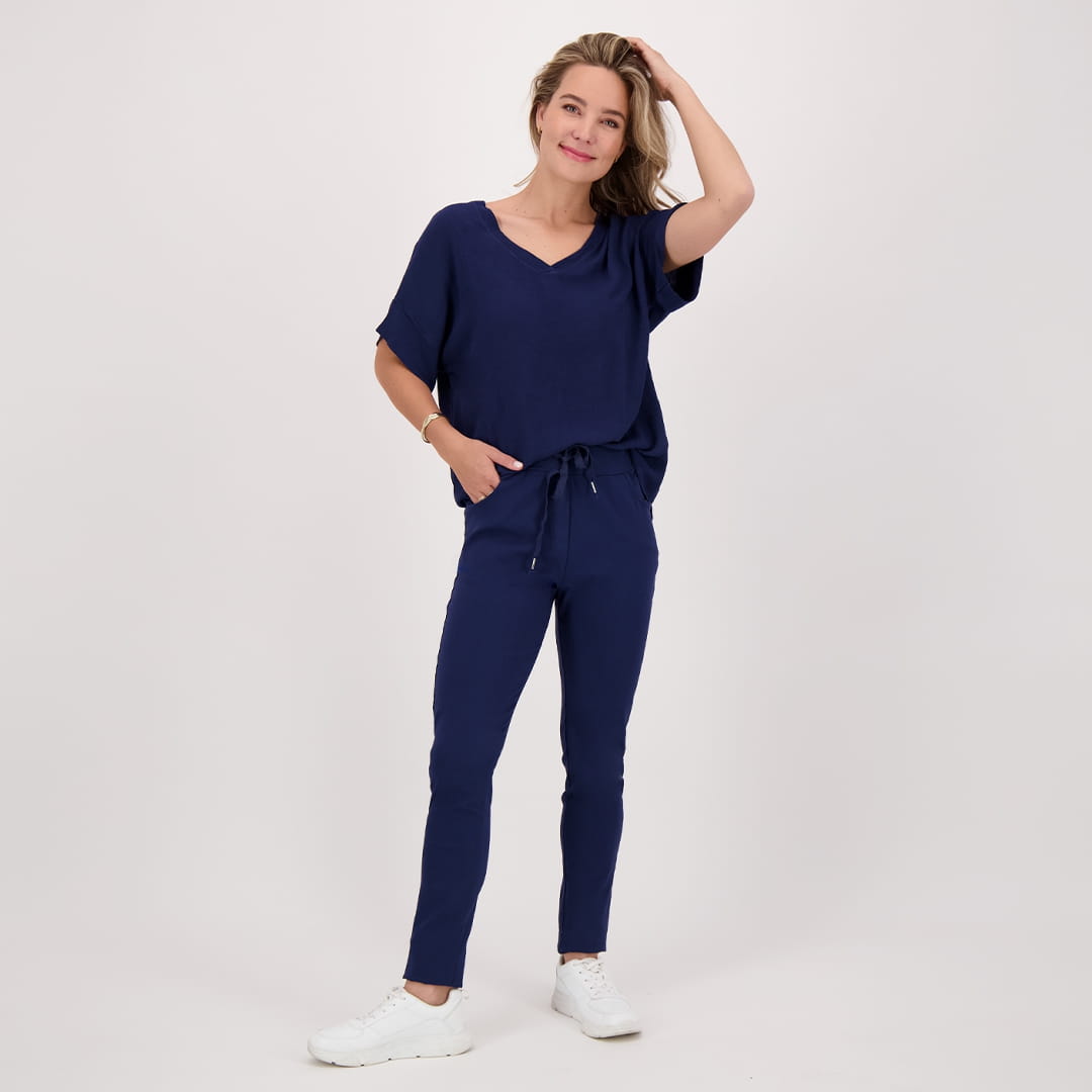 Je m'appelle Broeken Blauw / XS / (30'') Pant Summer Superstretch | Blauw