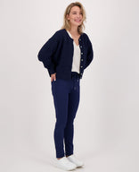 Je m'appelle Broeken Pant Summer Superstretch | Blauw