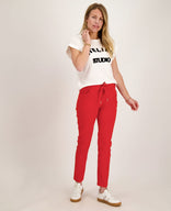 Je m'appelle Tops Top Romy | Wit / Zwart