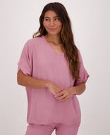 Je m'appelle Tops Top Summer | Old Pink