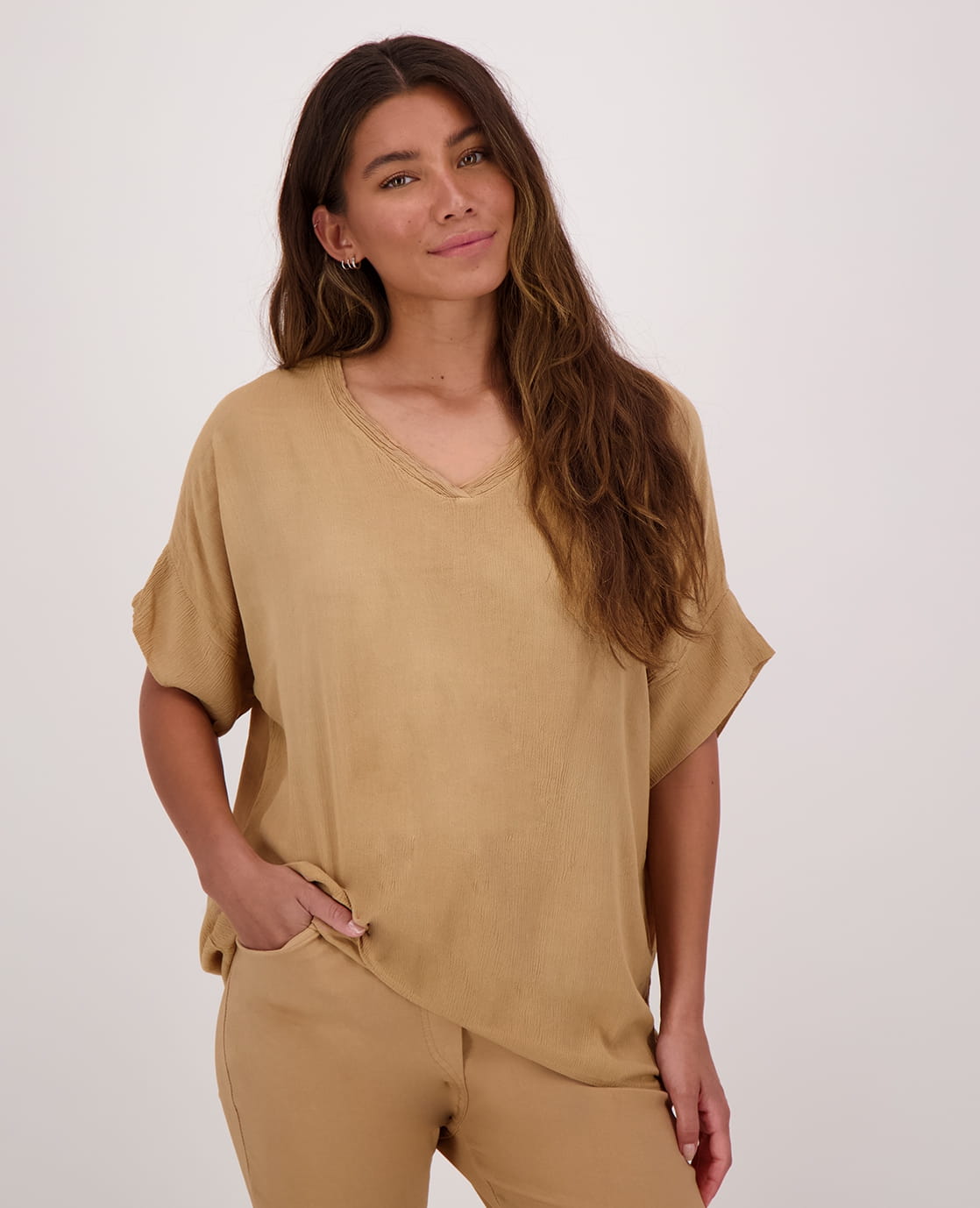 Je m'appelle Tops Top Summer | Camel