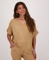 Je m'appelle Tops Top Summer | Camel