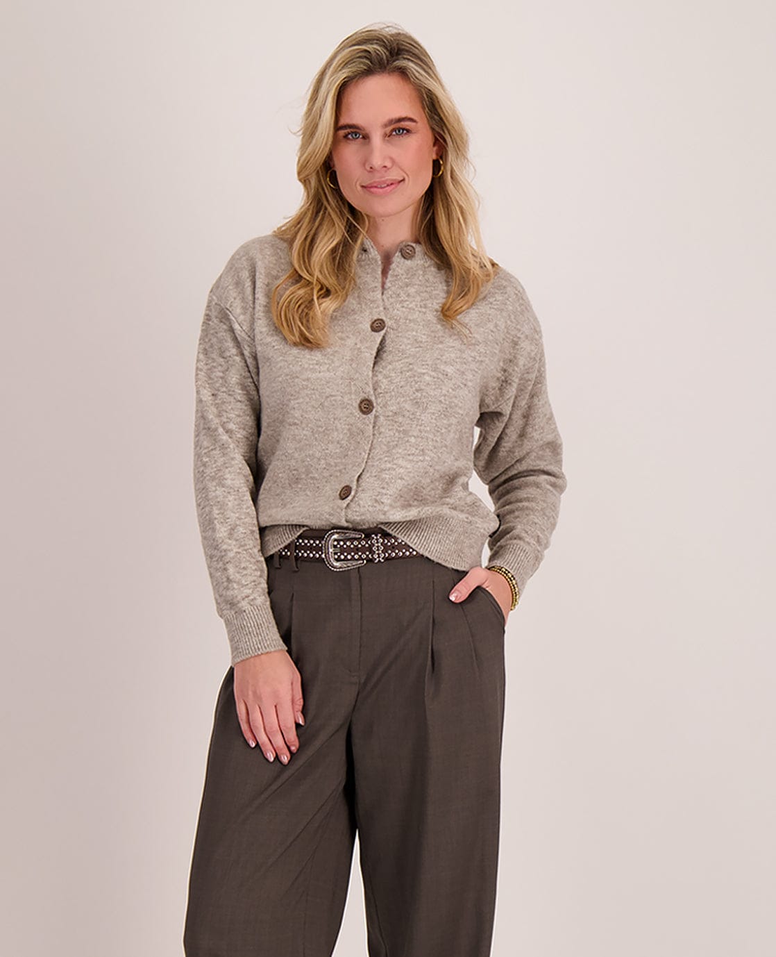 Je m'appelle Vesten Taupe / XS/S Veste Mara | Taupe