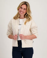Je m'appelle Vesten Ecru Melange / XS/S Veste Mara | Ecru Melange