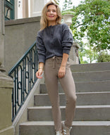 Je m'appelle Broeken Taupe / XS / Short Pant Casual Travel | Taupe