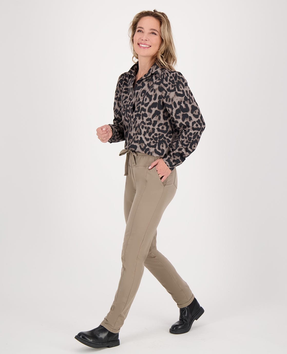 Je m'appelle Broeken Pant Casual Travel | Taupe