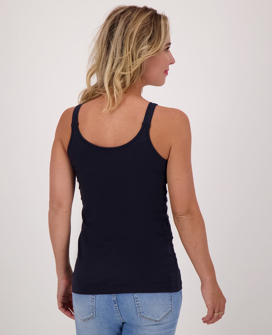 Je m'appelle Tops Tanktop | Donkerblauw
