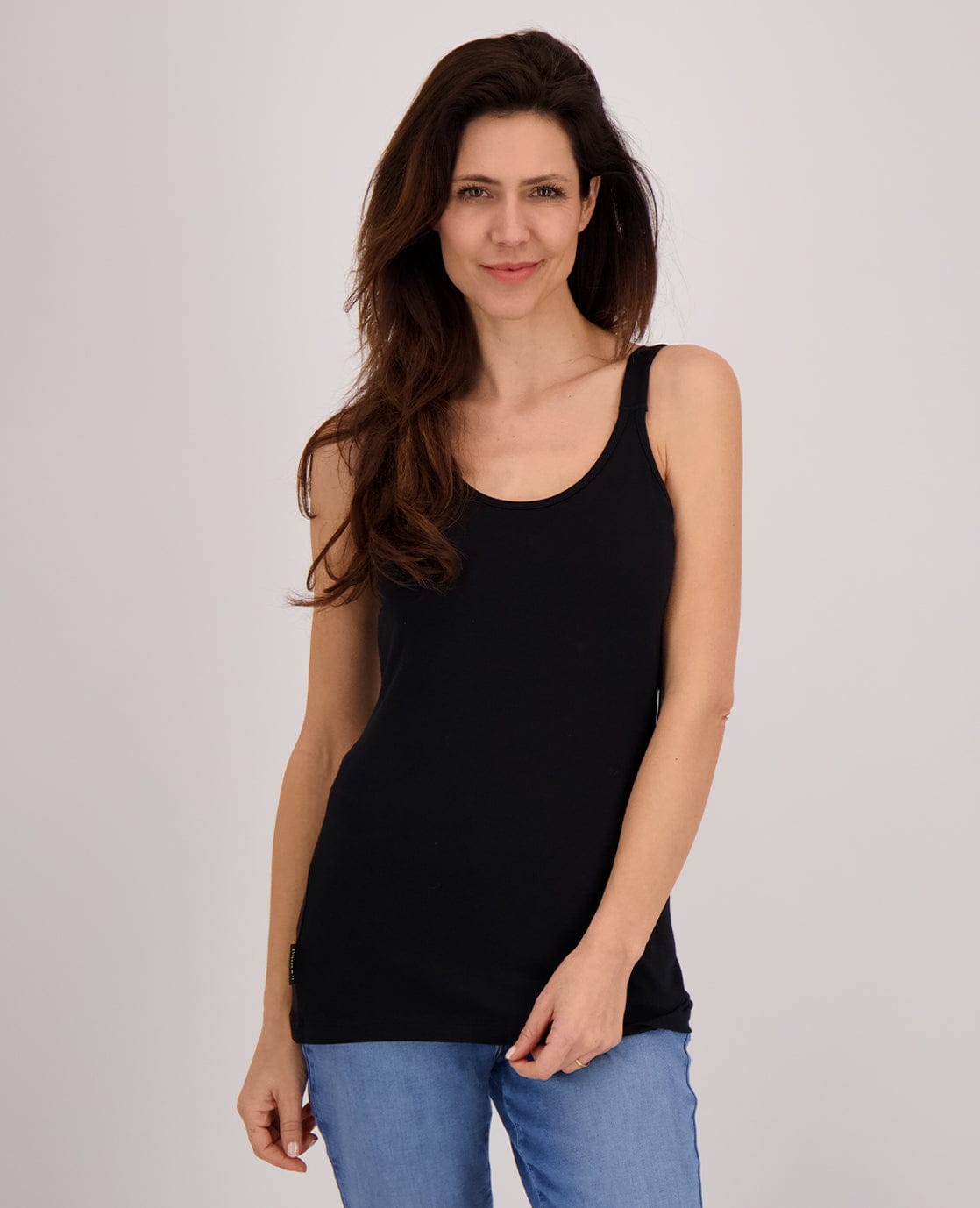 Je m'appelle Tops Tanktop | Zwart