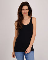 Je m'appelle Tops Tanktop | Zwart