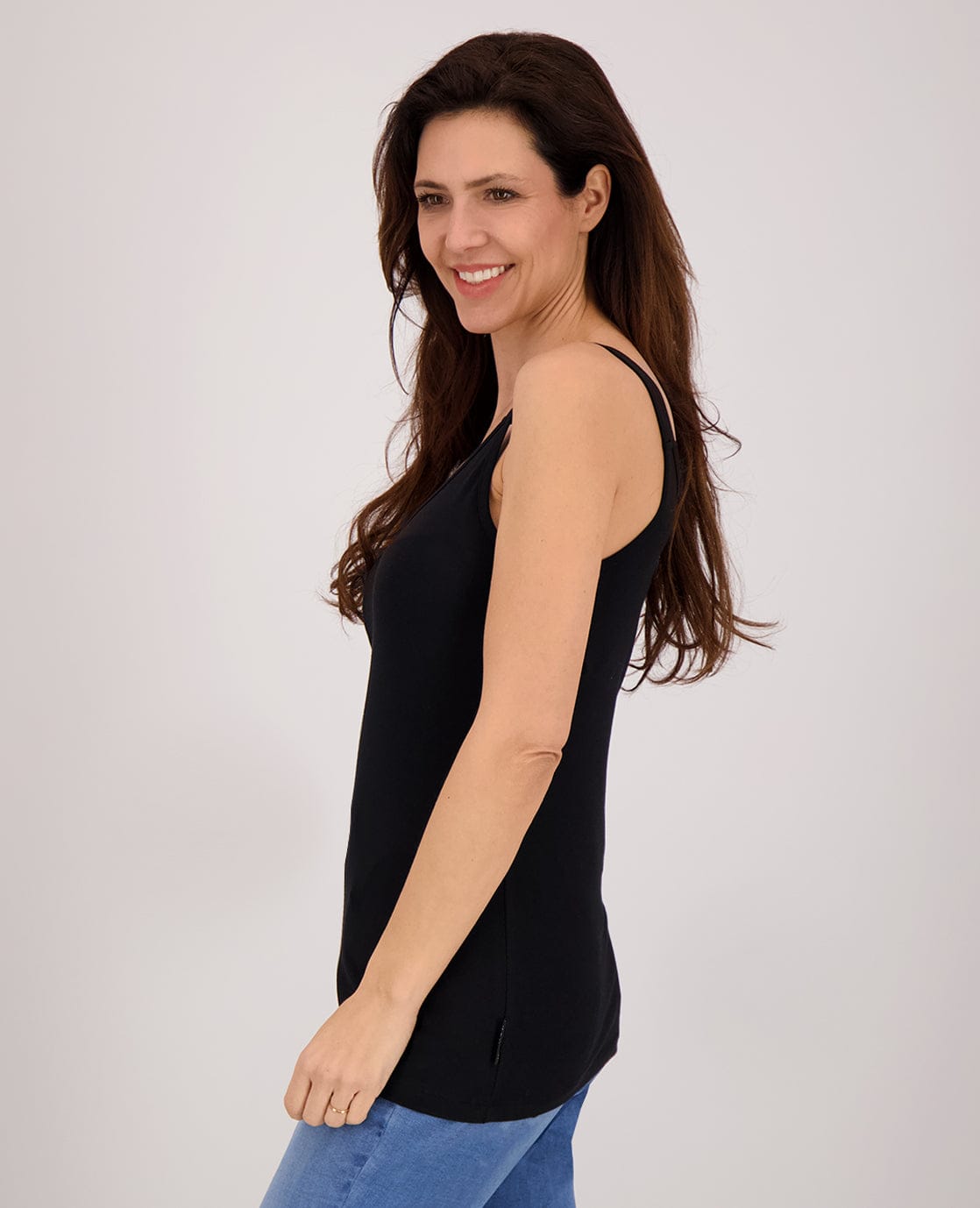 Je m'appelle Tops Tanktop | Zwart