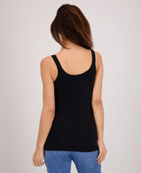 Je m'appelle Tops Tanktop | Zwart