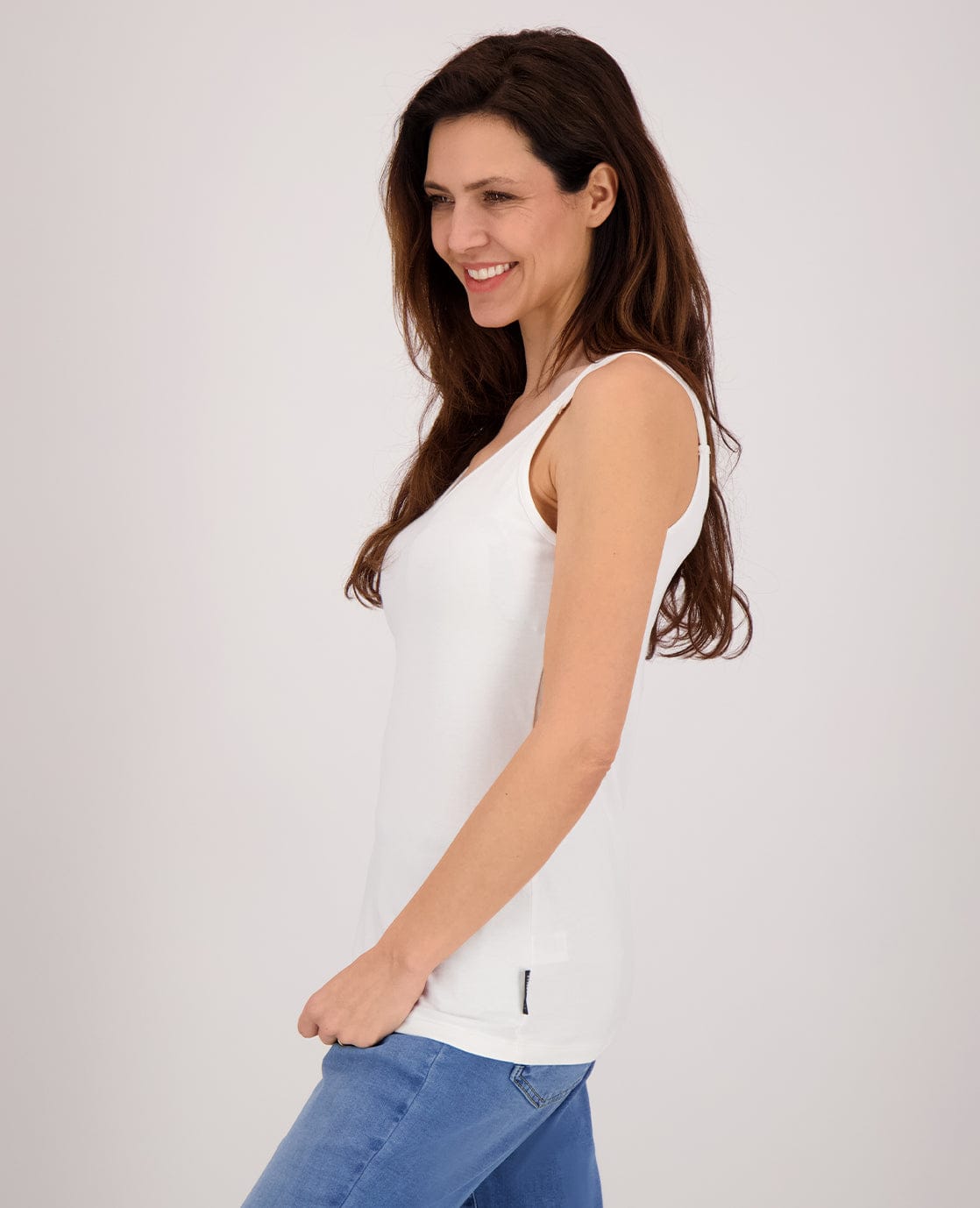 Je m'appelle Tops Tanktop | Wit