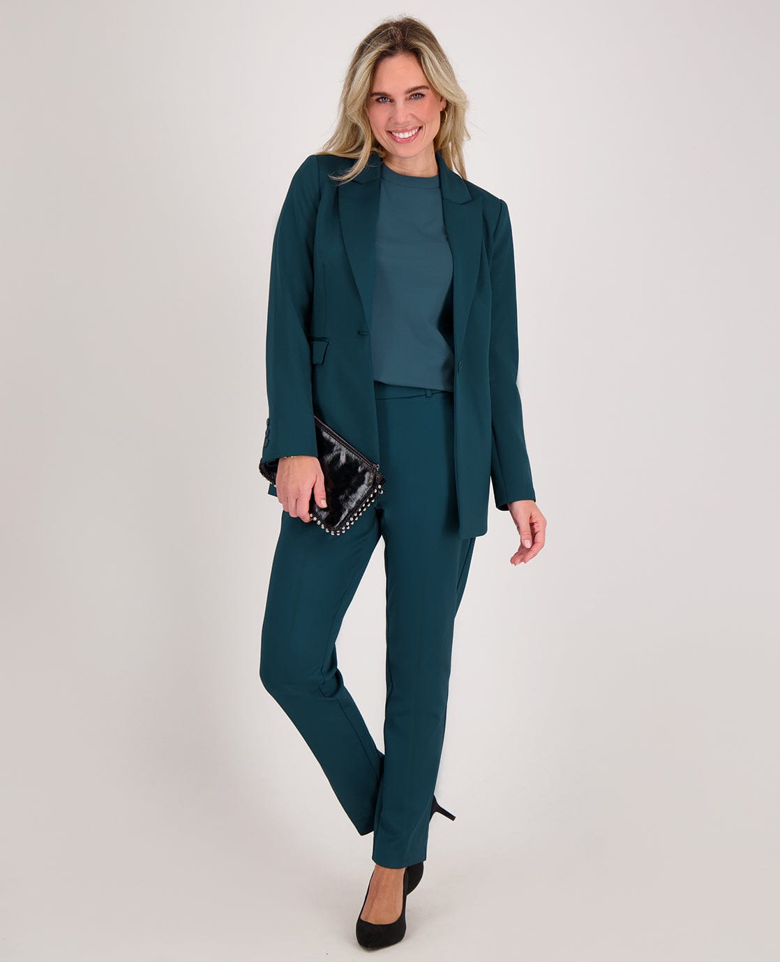 Fraternel Dames Chino Stoffen Broek stretch Lichtblauw M Fraternel Dames Chino Stoffen Broek stretch Lichtblauw M