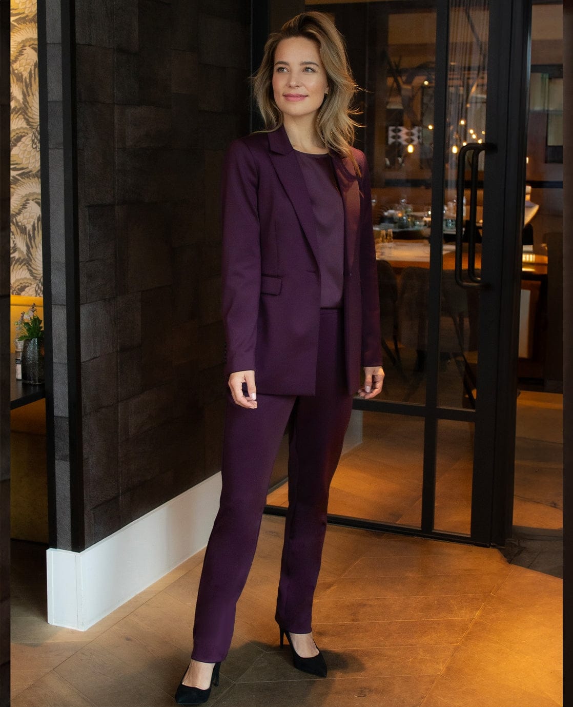 Je m'appelle Broeken Perfect Purple / XS / Regular Pant Esmee Premium Travel | Perfect Purple