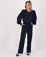 Je m'appelle Broeken Pant Straight Premium Travel | Midnight Blue