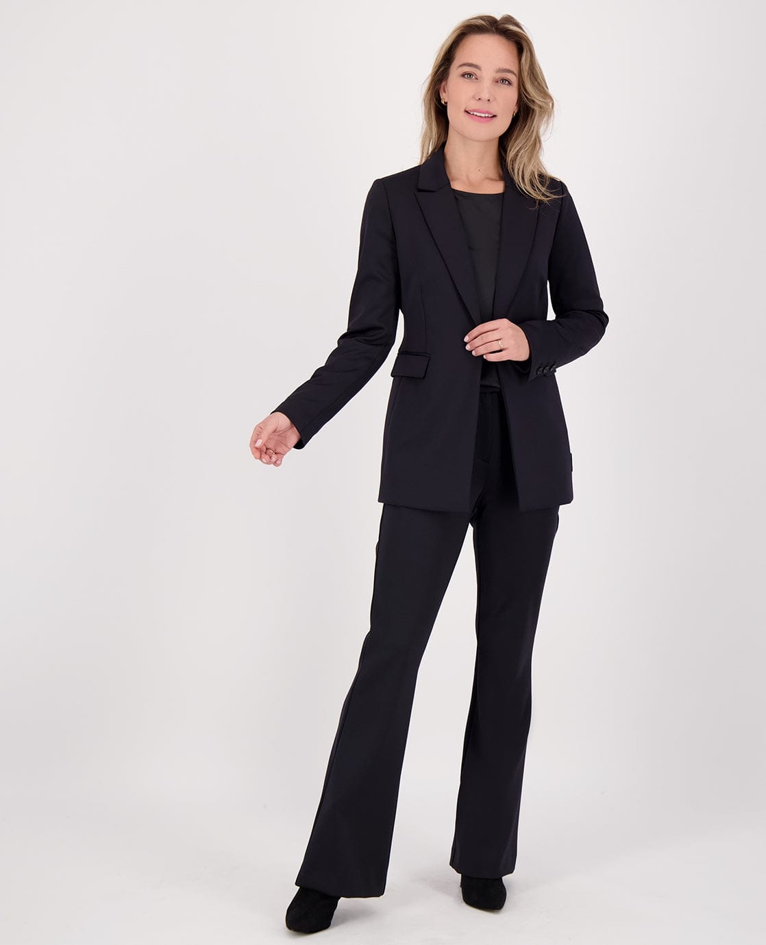 Je m'appelle Tops Top Madeleine Satin | Zwart
