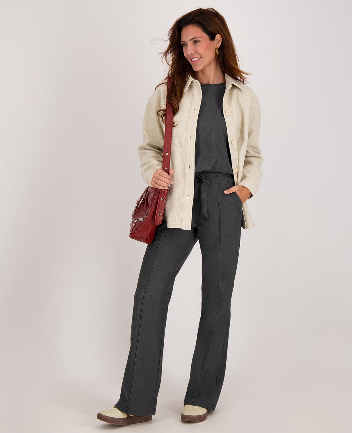 Je m'appelle Jassen Blousejacket Jany | Ecru Melange