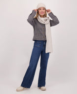 Je m'appelle Jassen Jacket Jacquard | Navy/Dark Greige