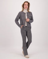 Je m'appelle Jassen Jacket Jacquard | Navy/Dark Greige