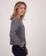 Je m'appelle Jassen Jacket Jacquard | Navy/Dark Greige