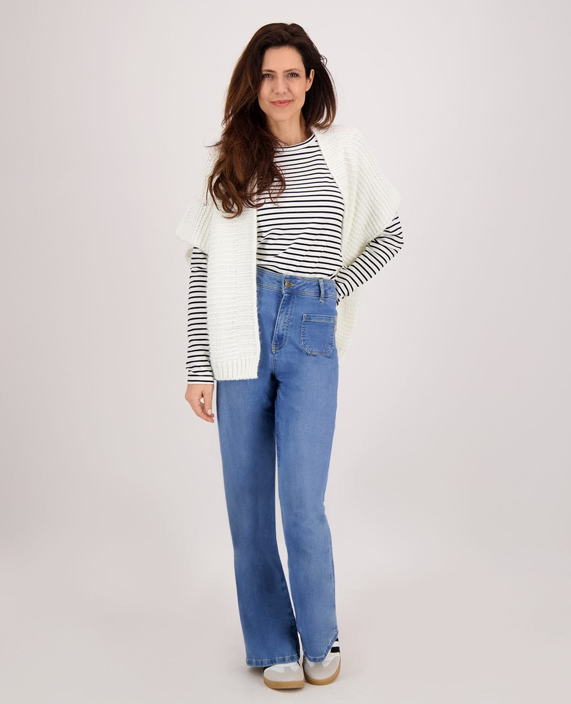 Je m'appelle Broeken Pant Jogg Denim Straight | Light Denim