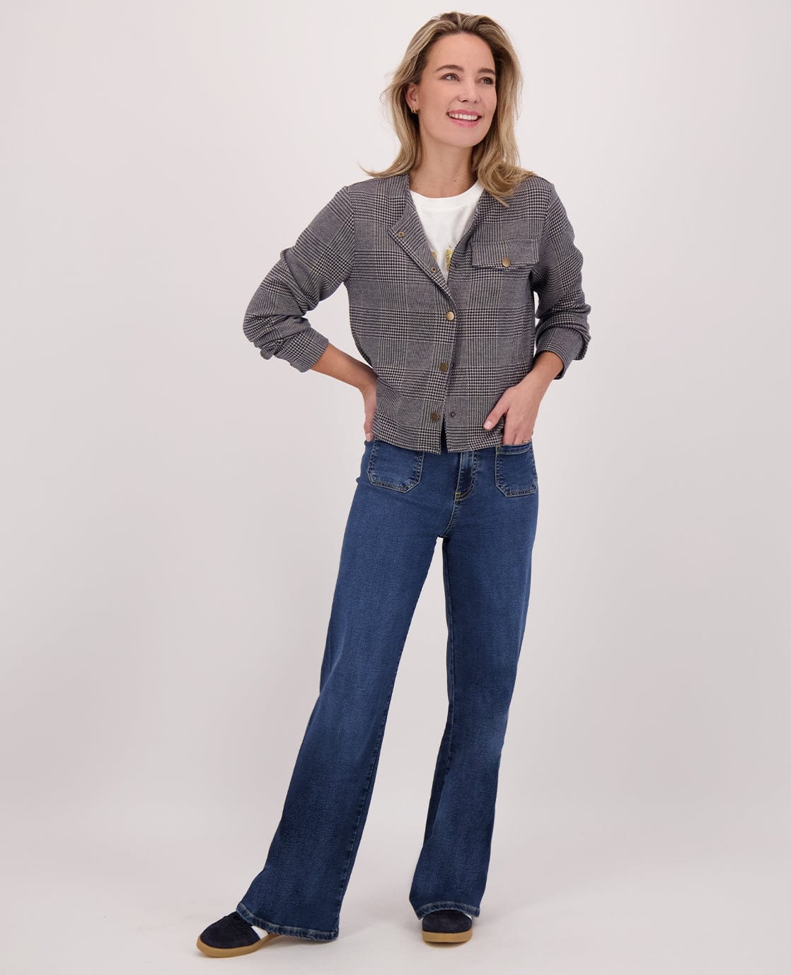 Je m'appelle Broeken Pant Jogg Denim Straight | Dark Denim